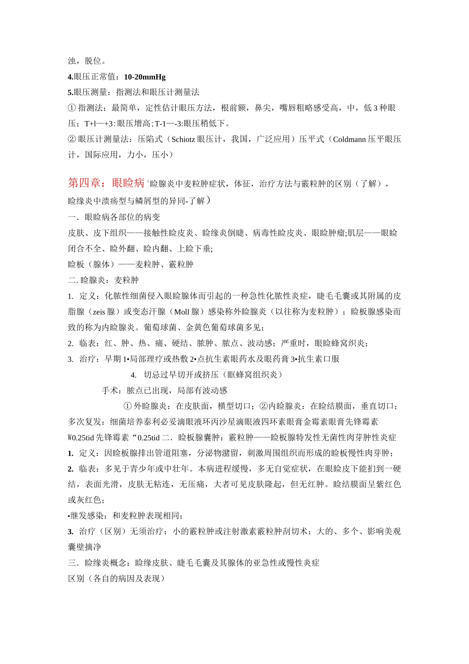 眼科学知识点总结归纳_第2页