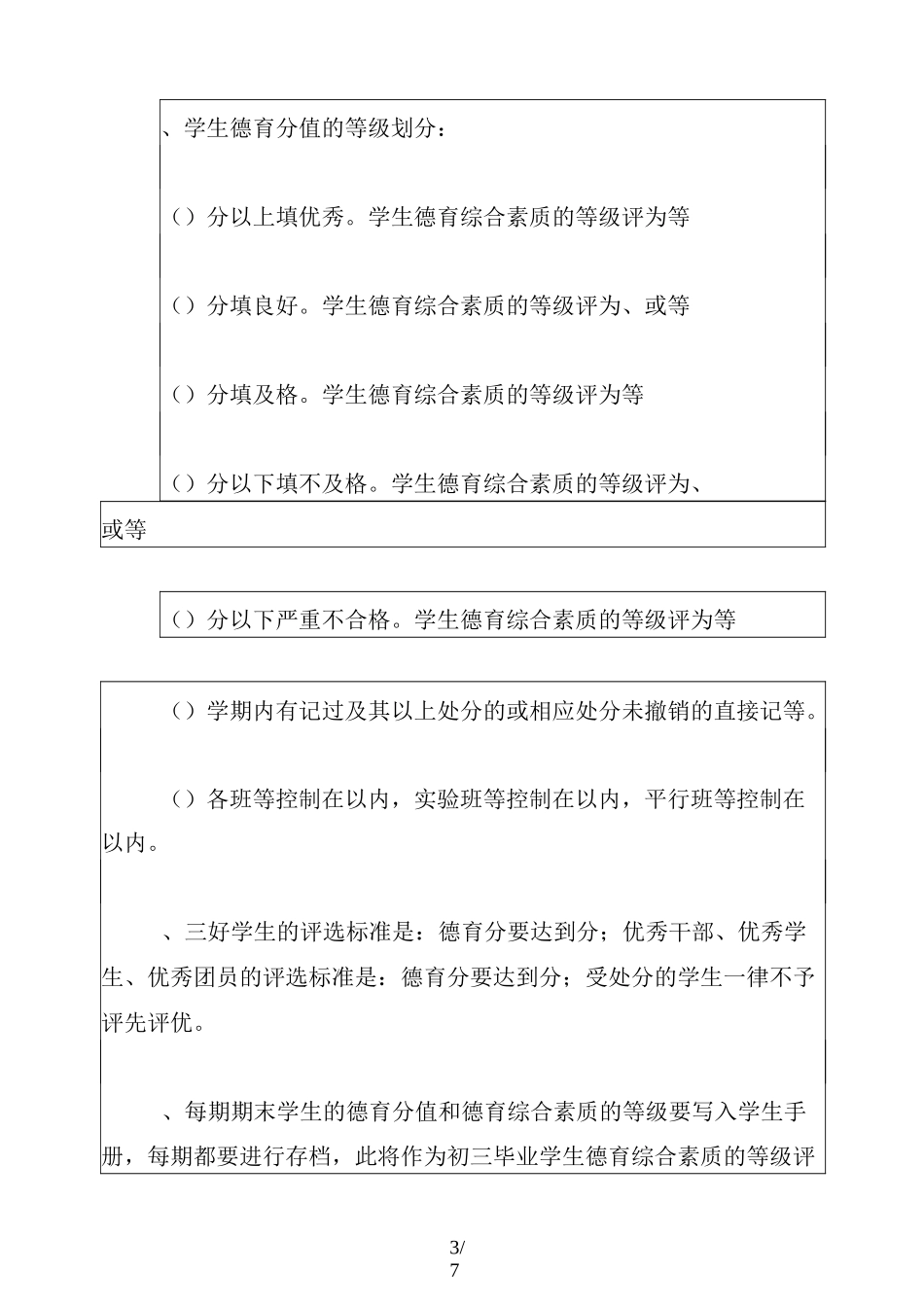 学生德育综合素质考评制度_第3页