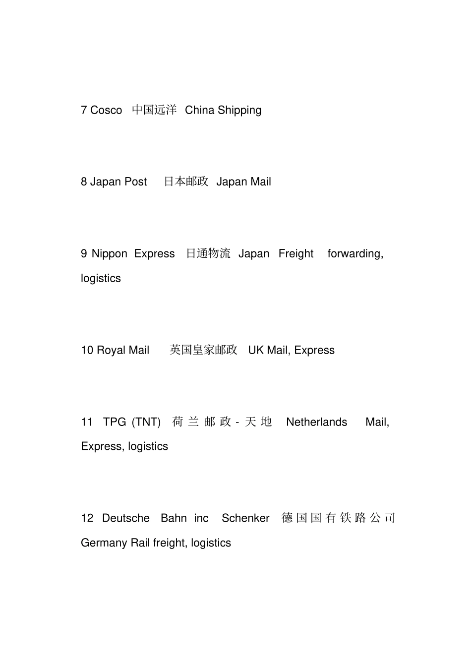 世界物流50强_第2页
