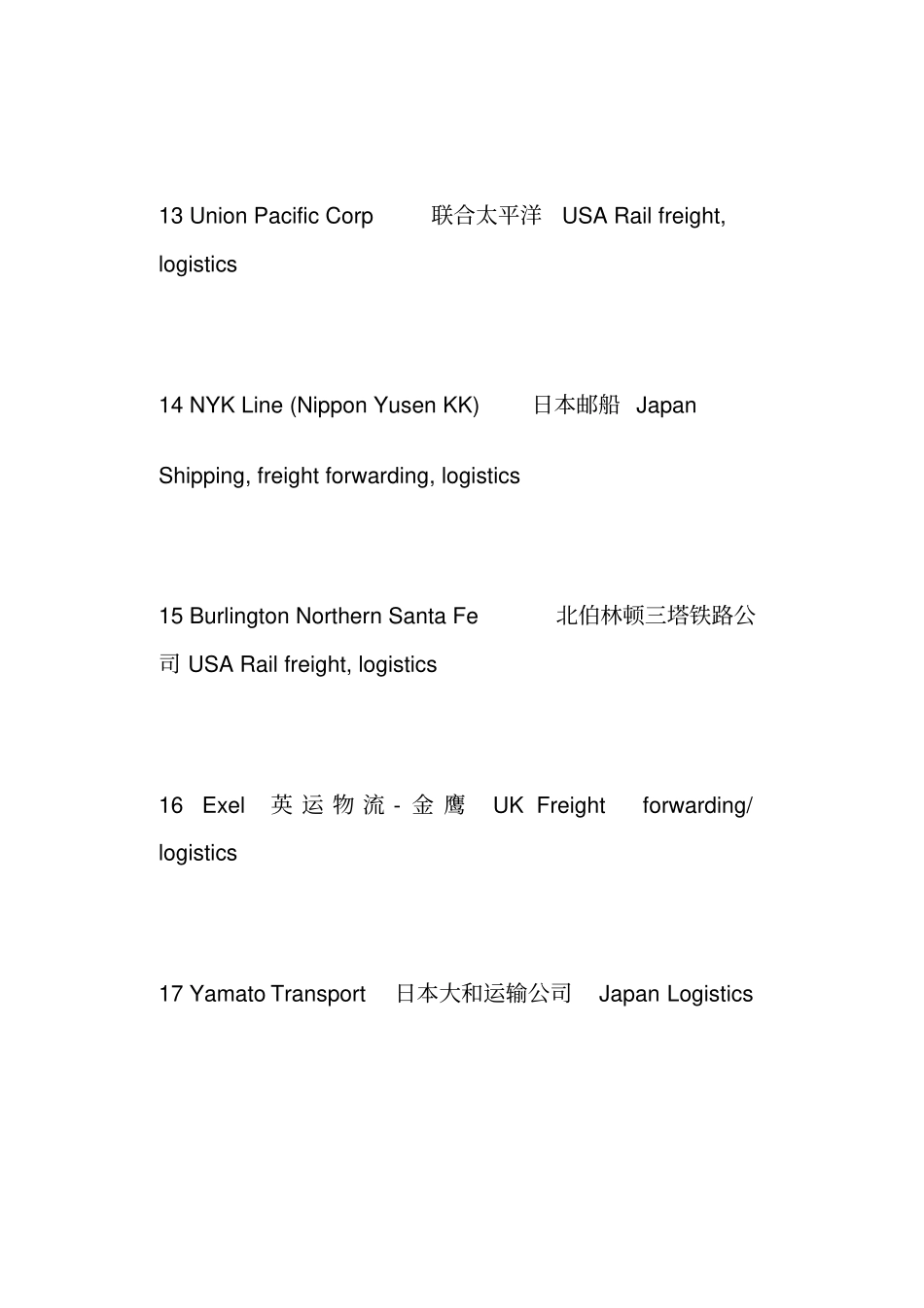 世界物流50强_第3页