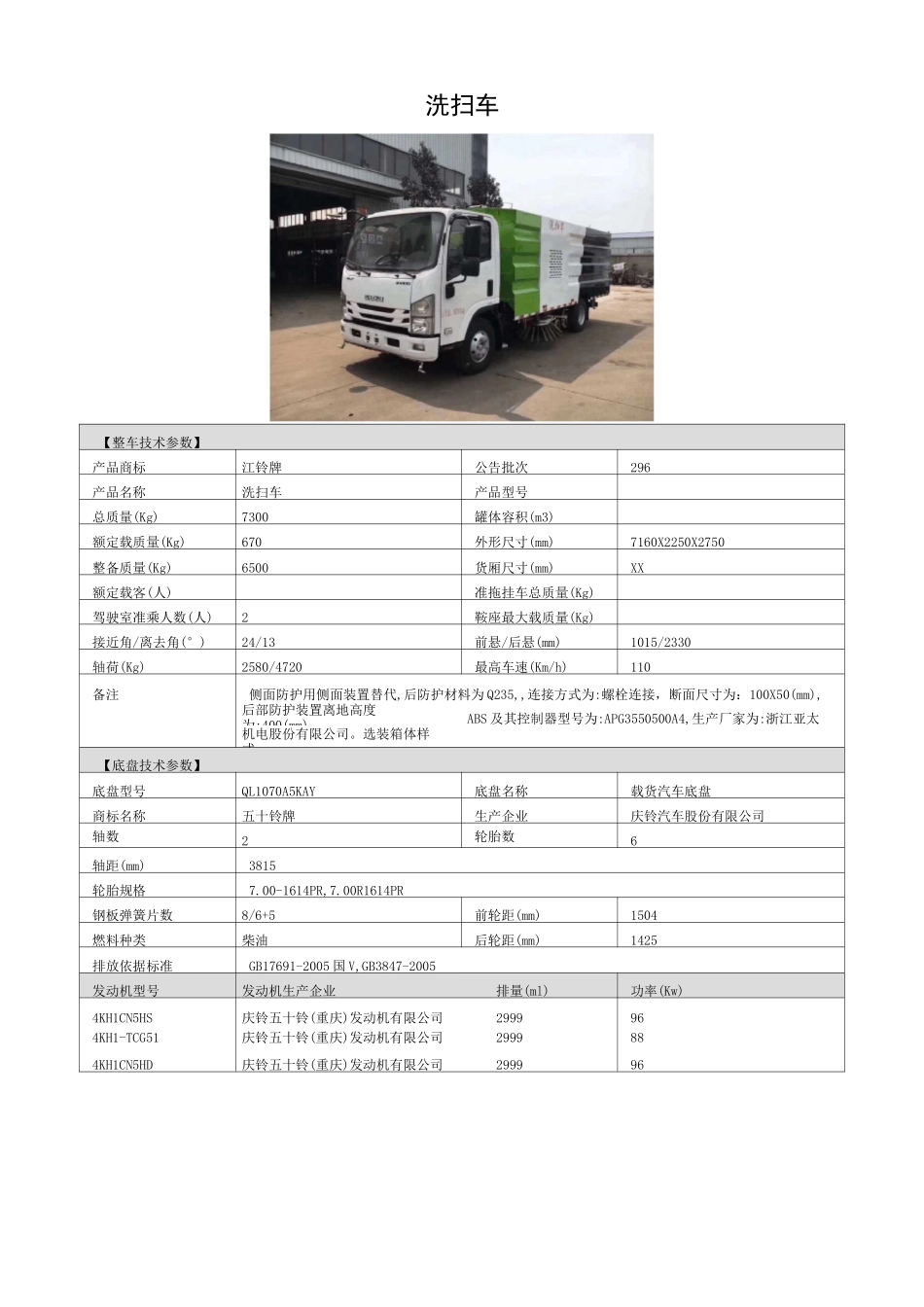 洗扫车使用说明及注意事项_第1页