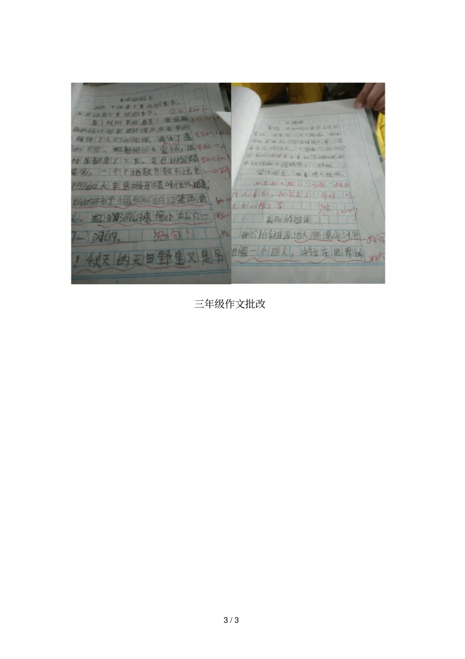 世纪小学学期末常规教学检查简报_第3页