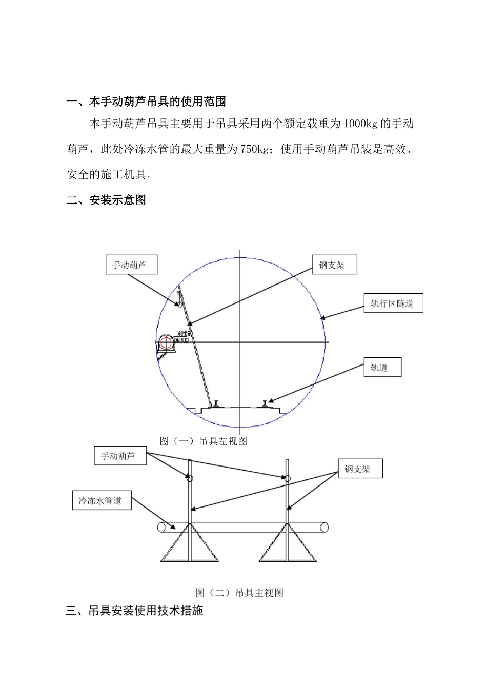 手动葫芦吊装施工方案_第2页