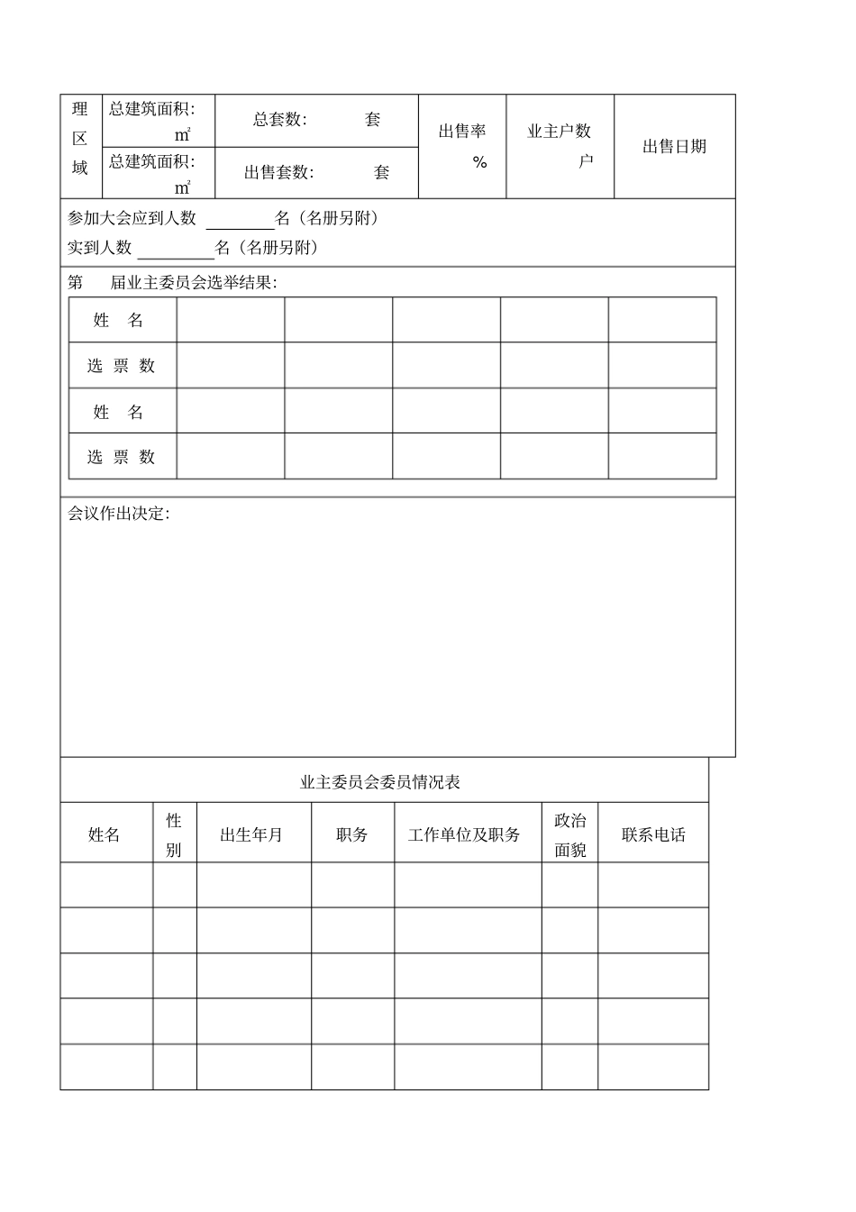 业主委员会基本情况_第2页