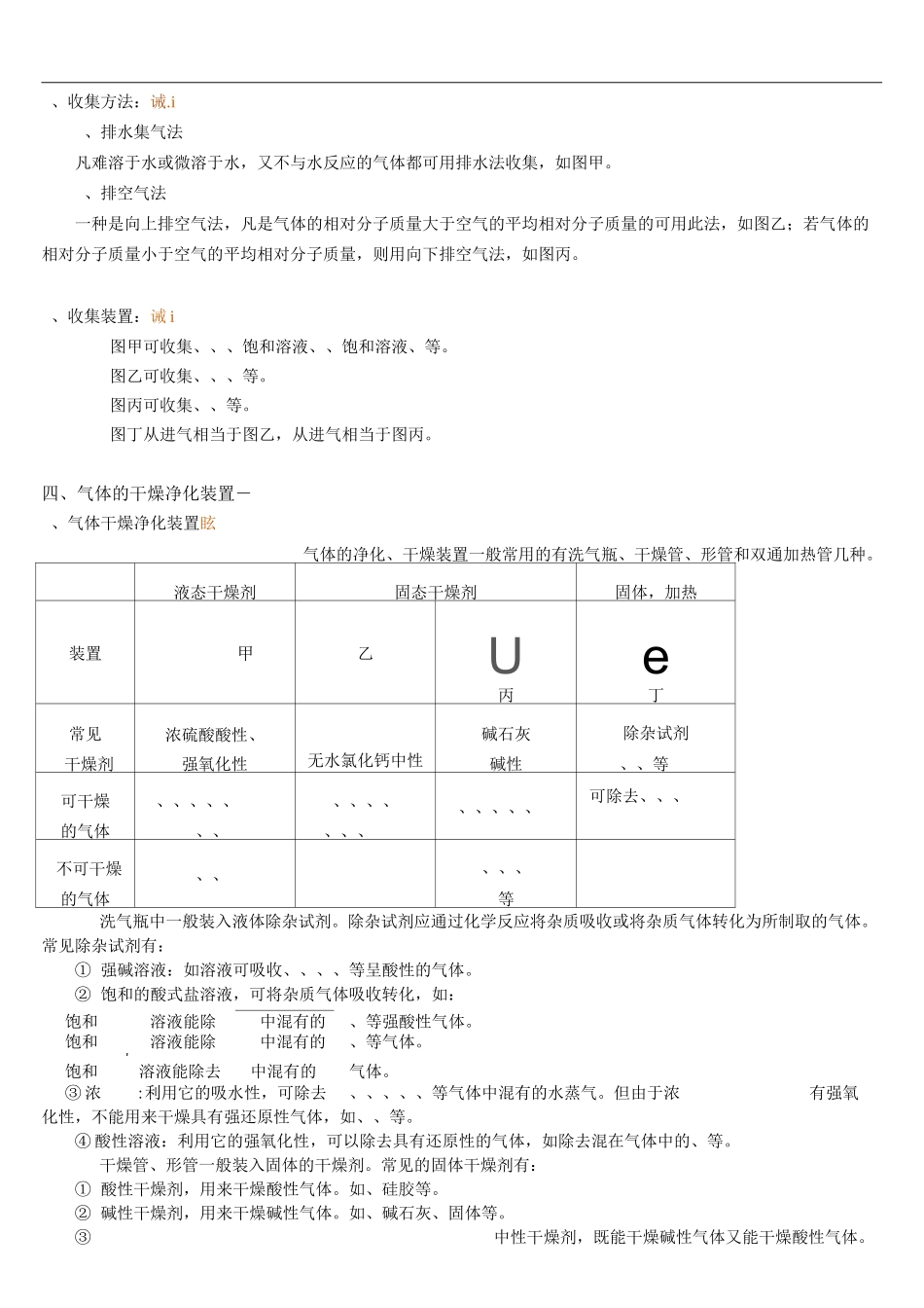 常见气体制备与收集_第3页