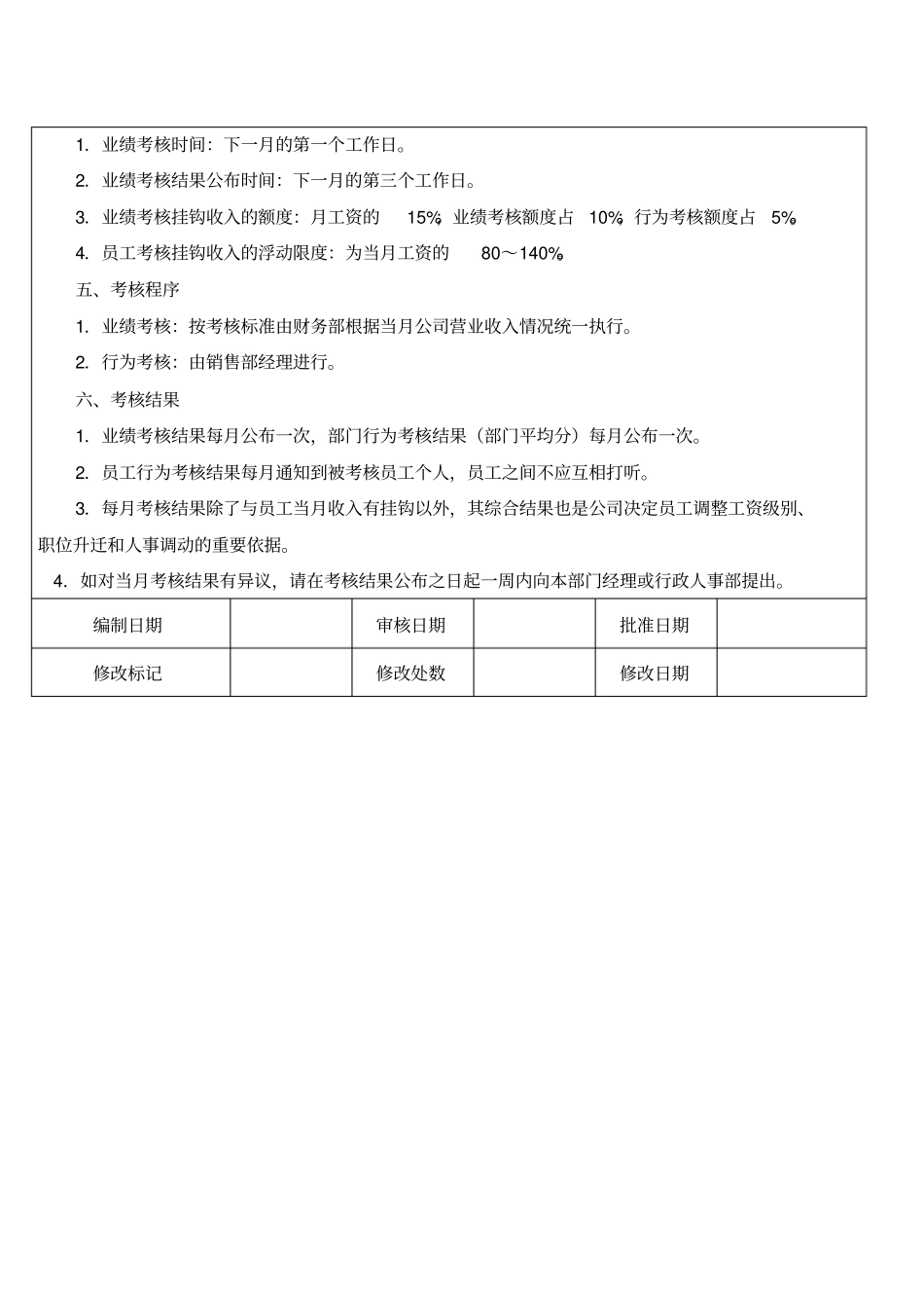 业务员绩效考核方案新_第3页