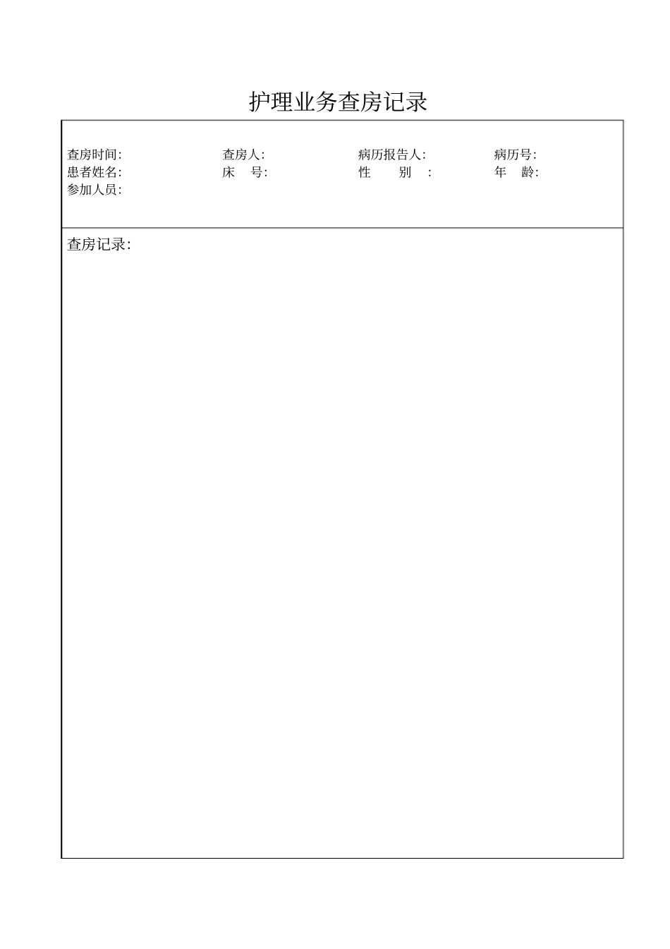 业务查房记录_第2页