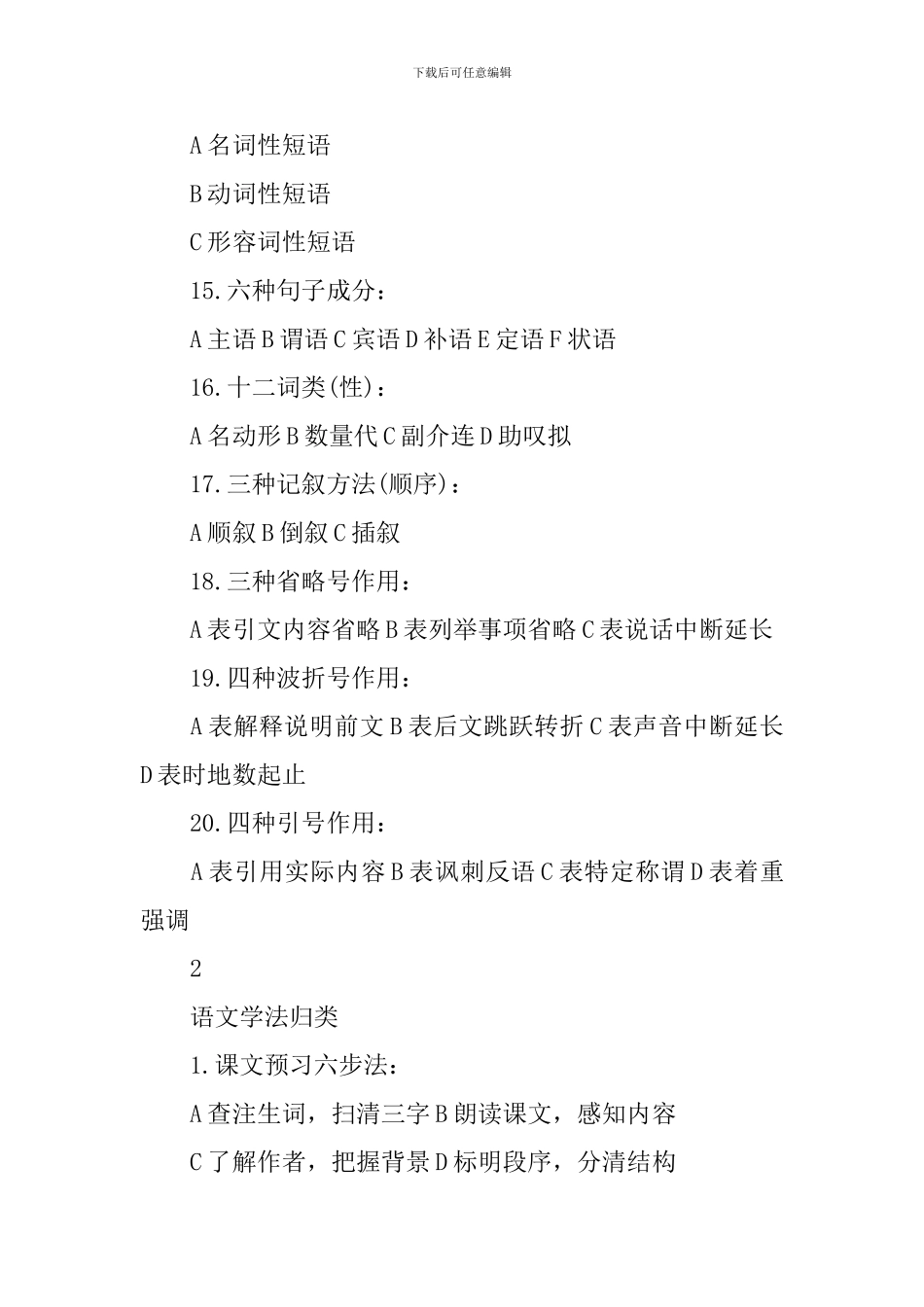 高中语文重要知识点_第3页