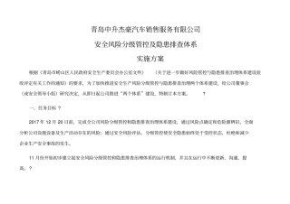 两个体系建设实施方案