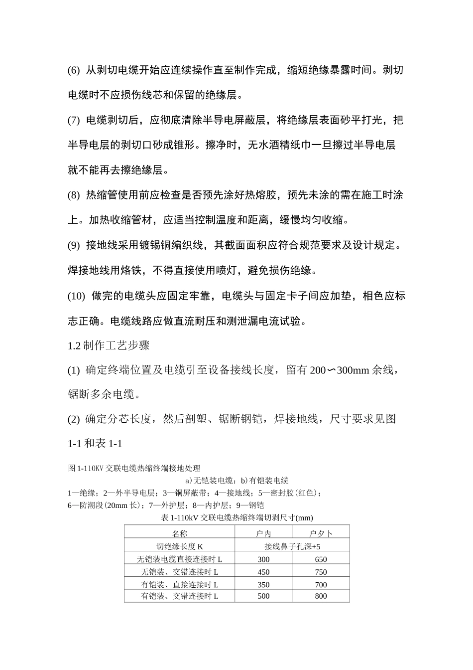 高压电缆头制作方案 _第2页