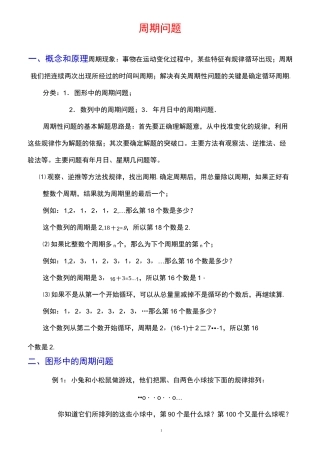 (完整word版)周期问题