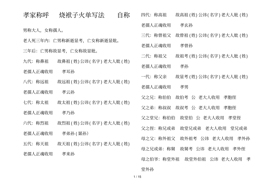 中元节七半写包称呼_第1页