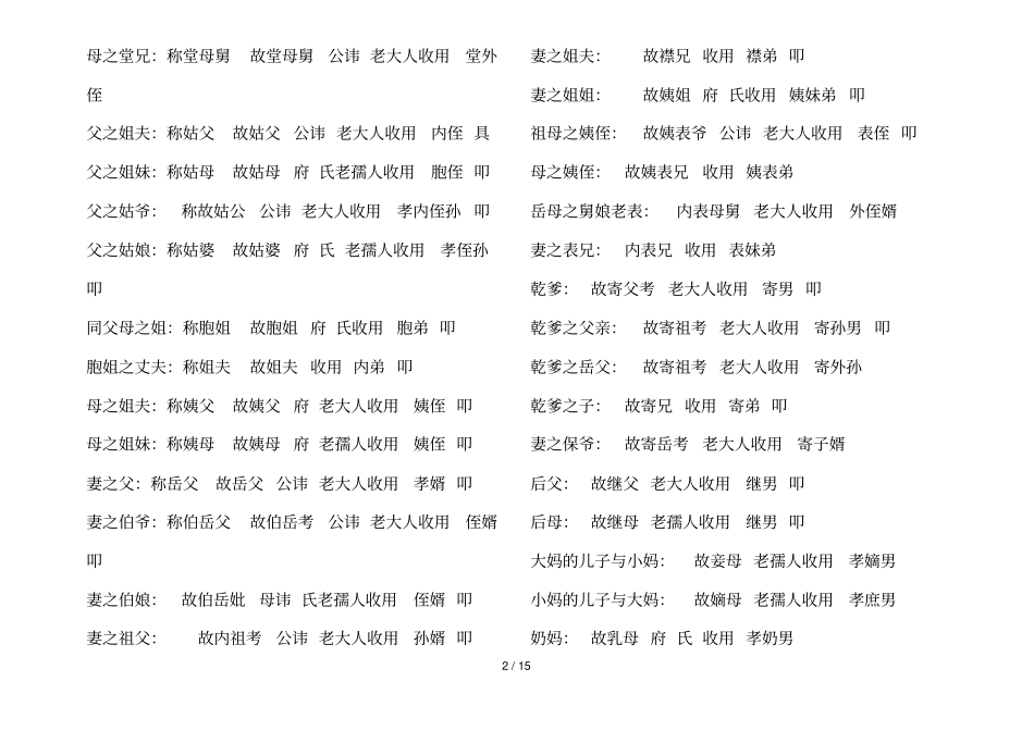 中元节七半写包称呼_第2页