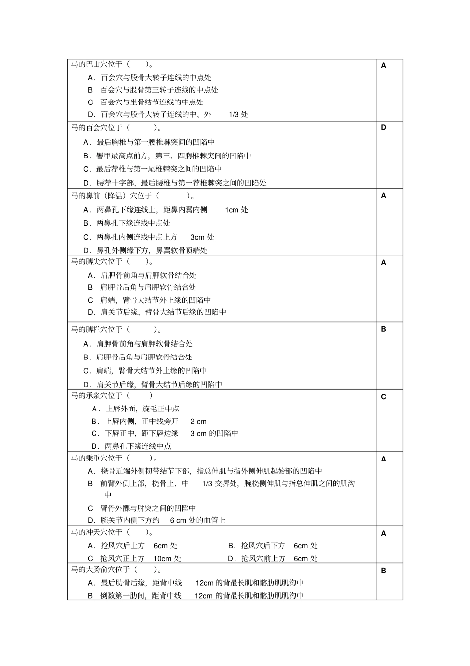 中兽医针灸复习思考题资料_第2页