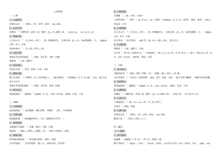 中医内科学_心系疾病方歌