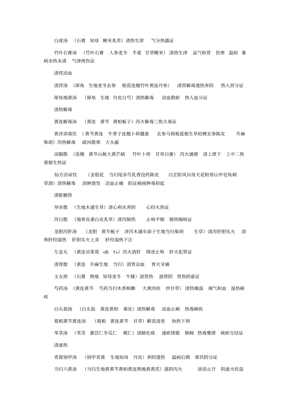 中医内科学主治医师方剂学复习笔记详细_第3页