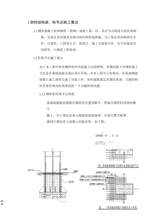 劲性结构梁(钢包砼)