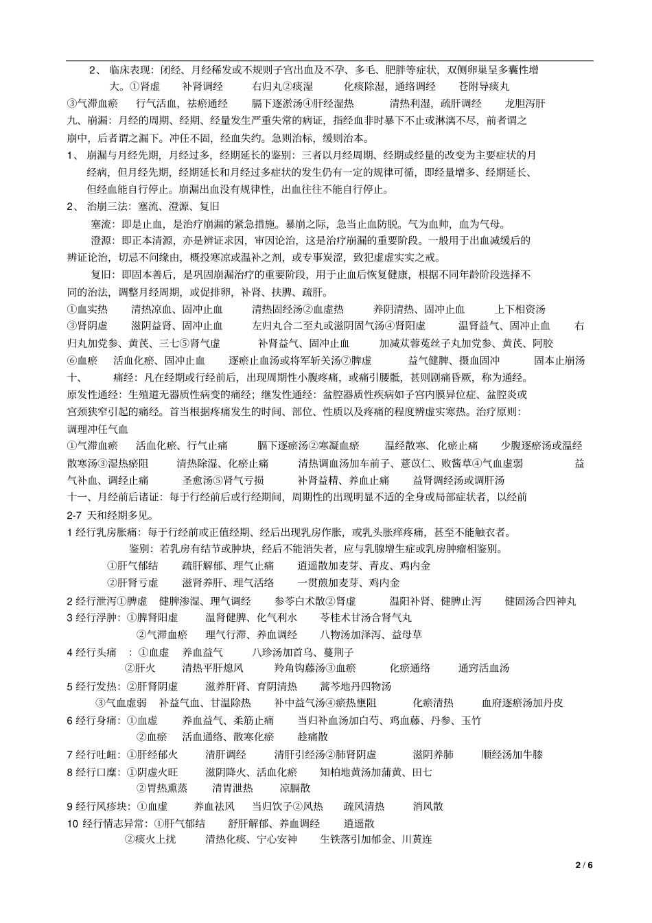 中医妇科学复习重点汇总_第2页