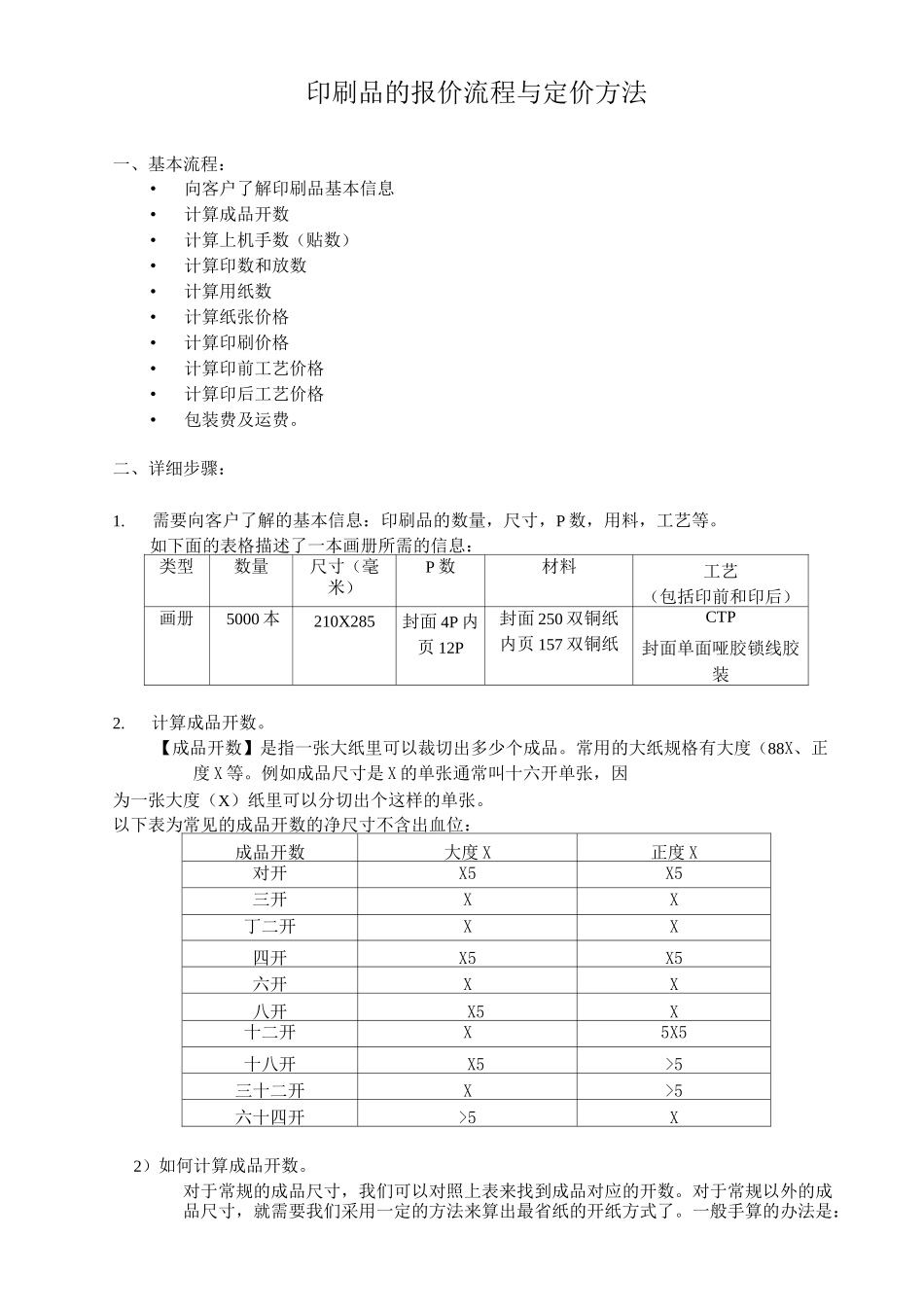 印刷报价的流程及定价方式_第1页