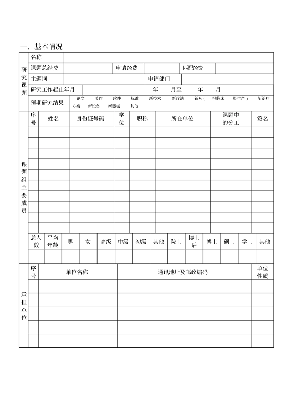 中医药科研课题申请书_第3页