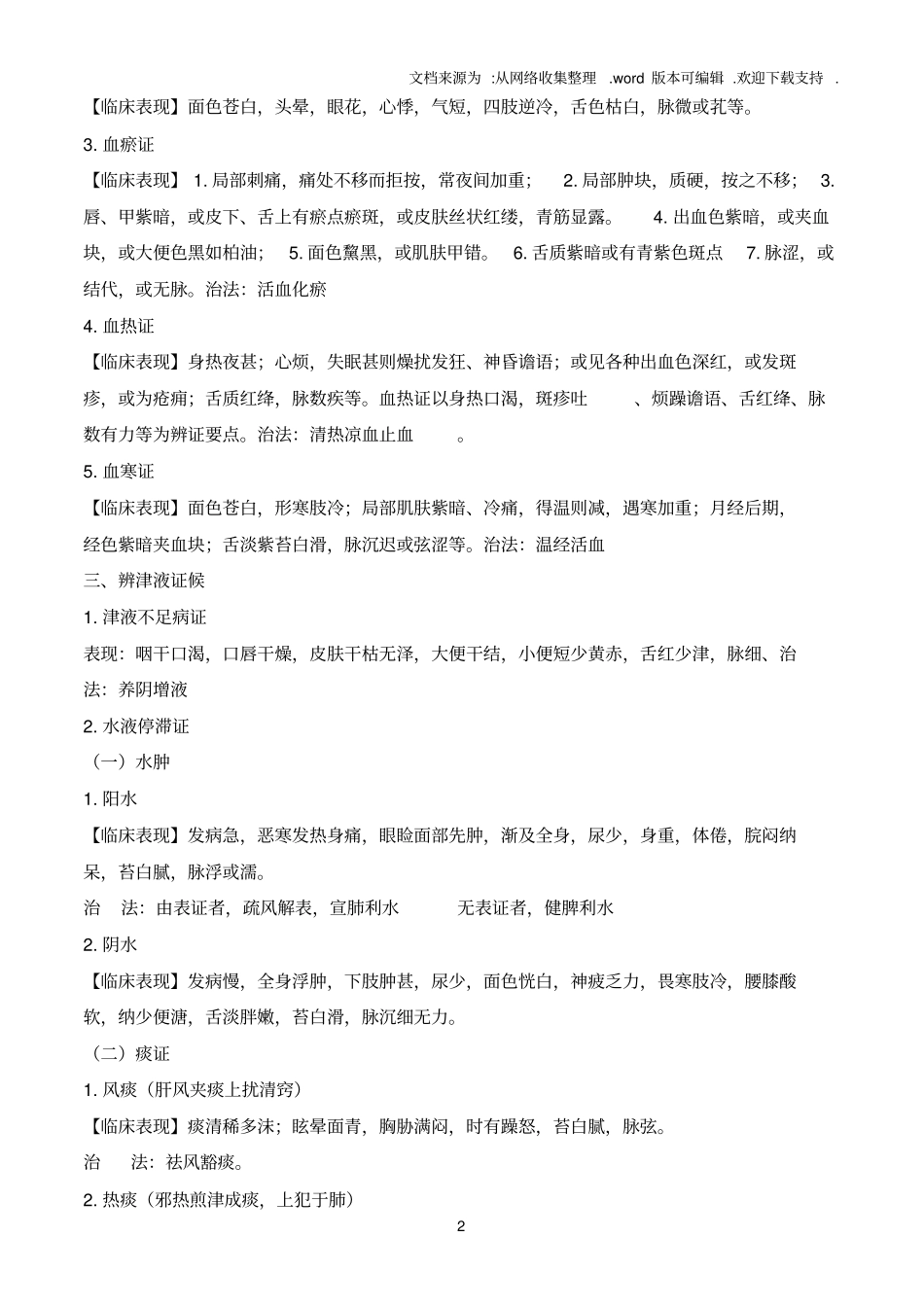 中医辩证基础知识_第2页