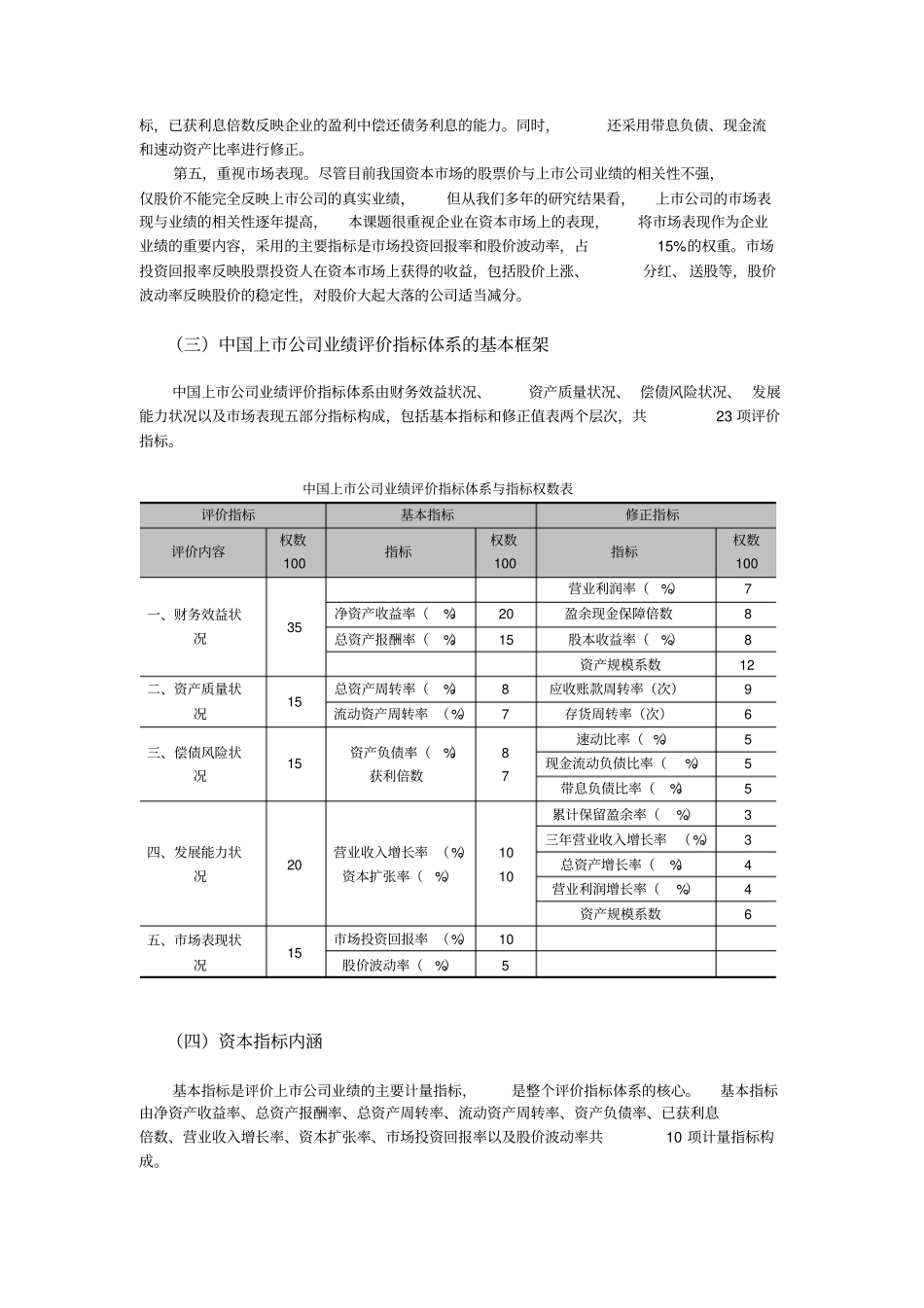 中国上公司业绩评价指标体系_第2页
