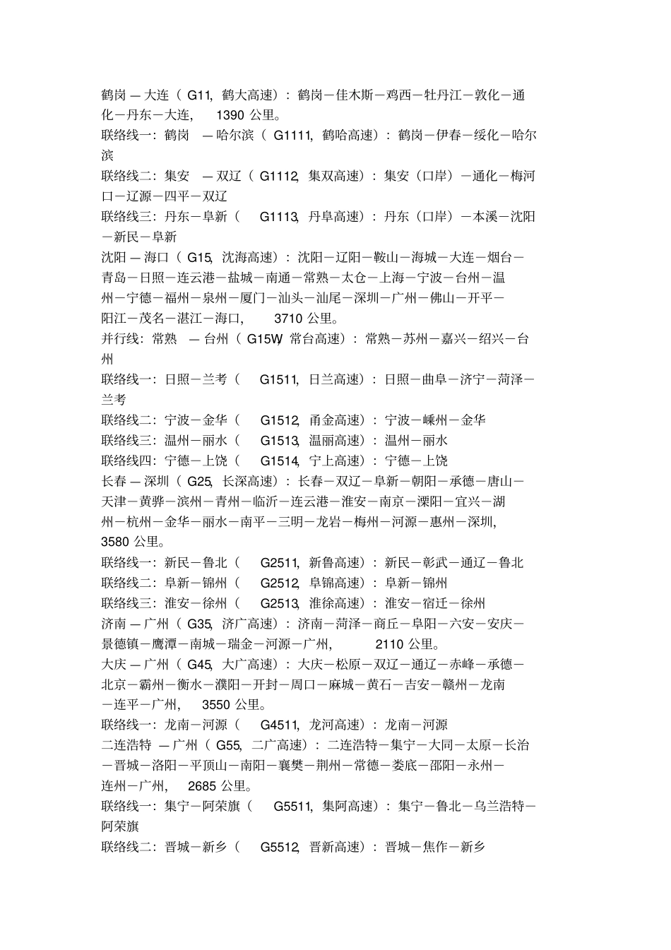 中国公路教你认识大中华的高速公路与国道汇编_第3页