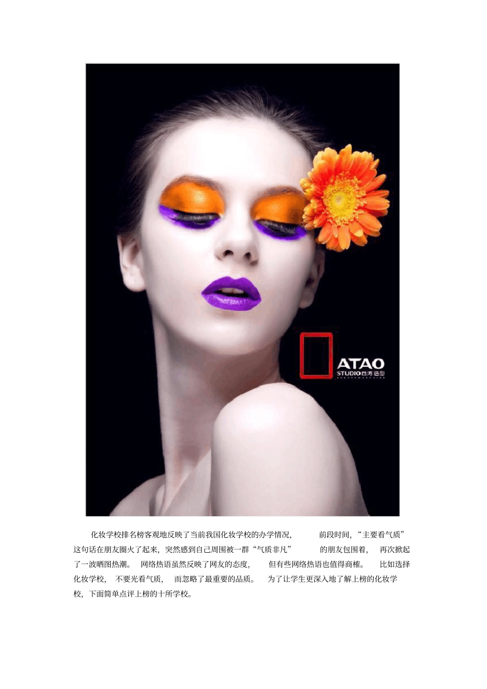 中国十大化妆学校排行榜权威公布_第3页