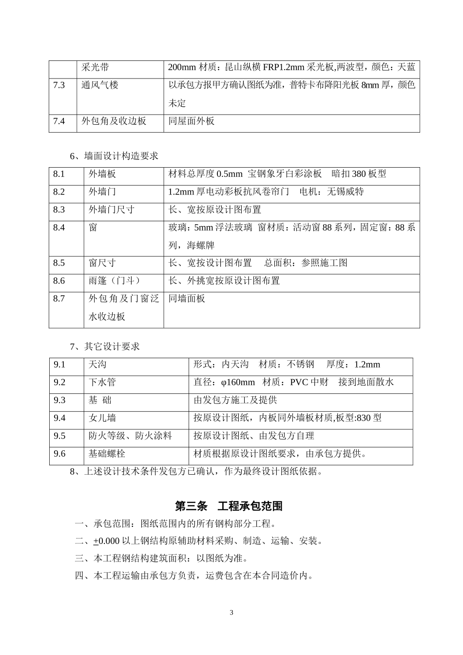 钢结构制作安装合同(标准版)_第3页