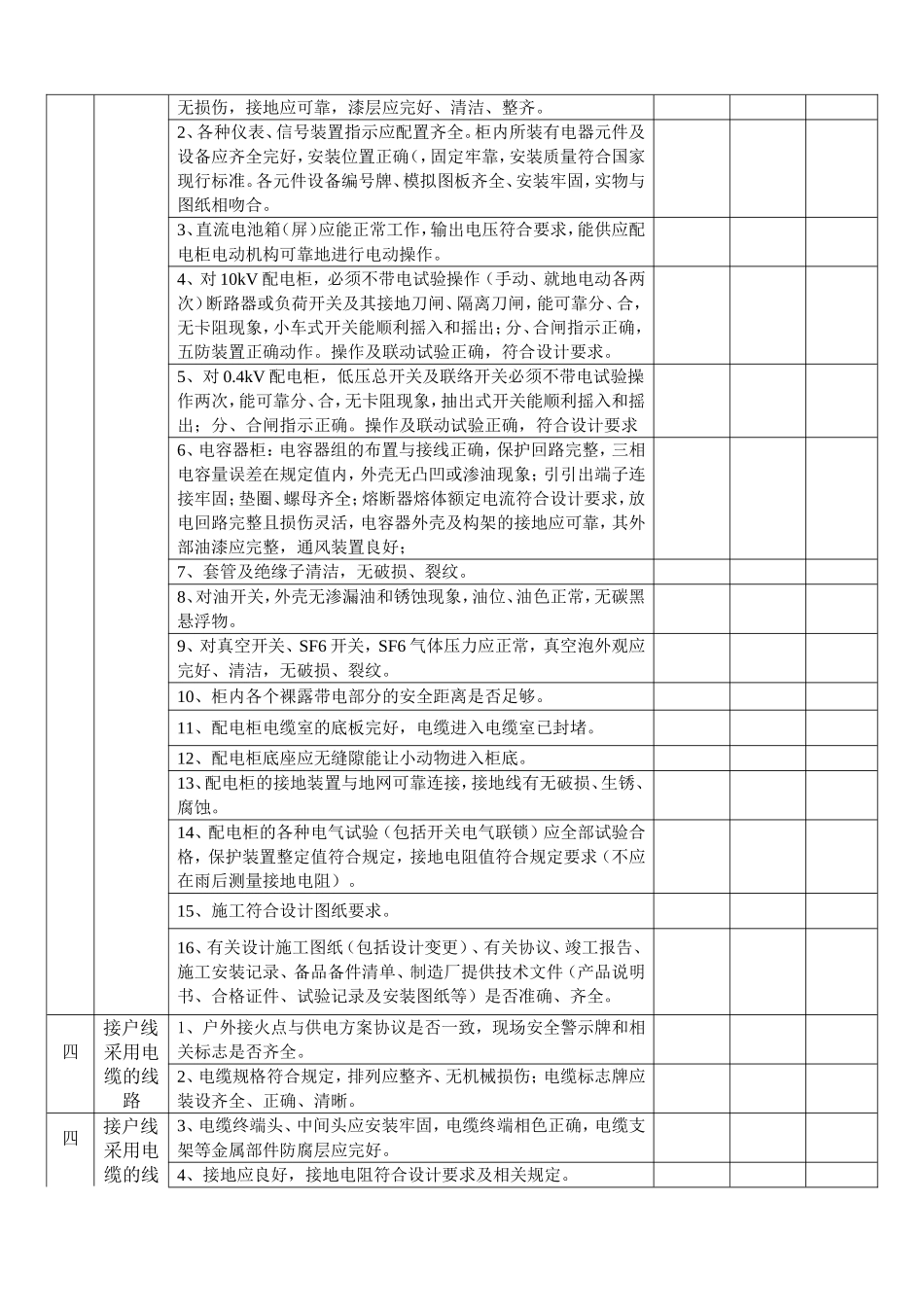 电房类验收表格_第2页