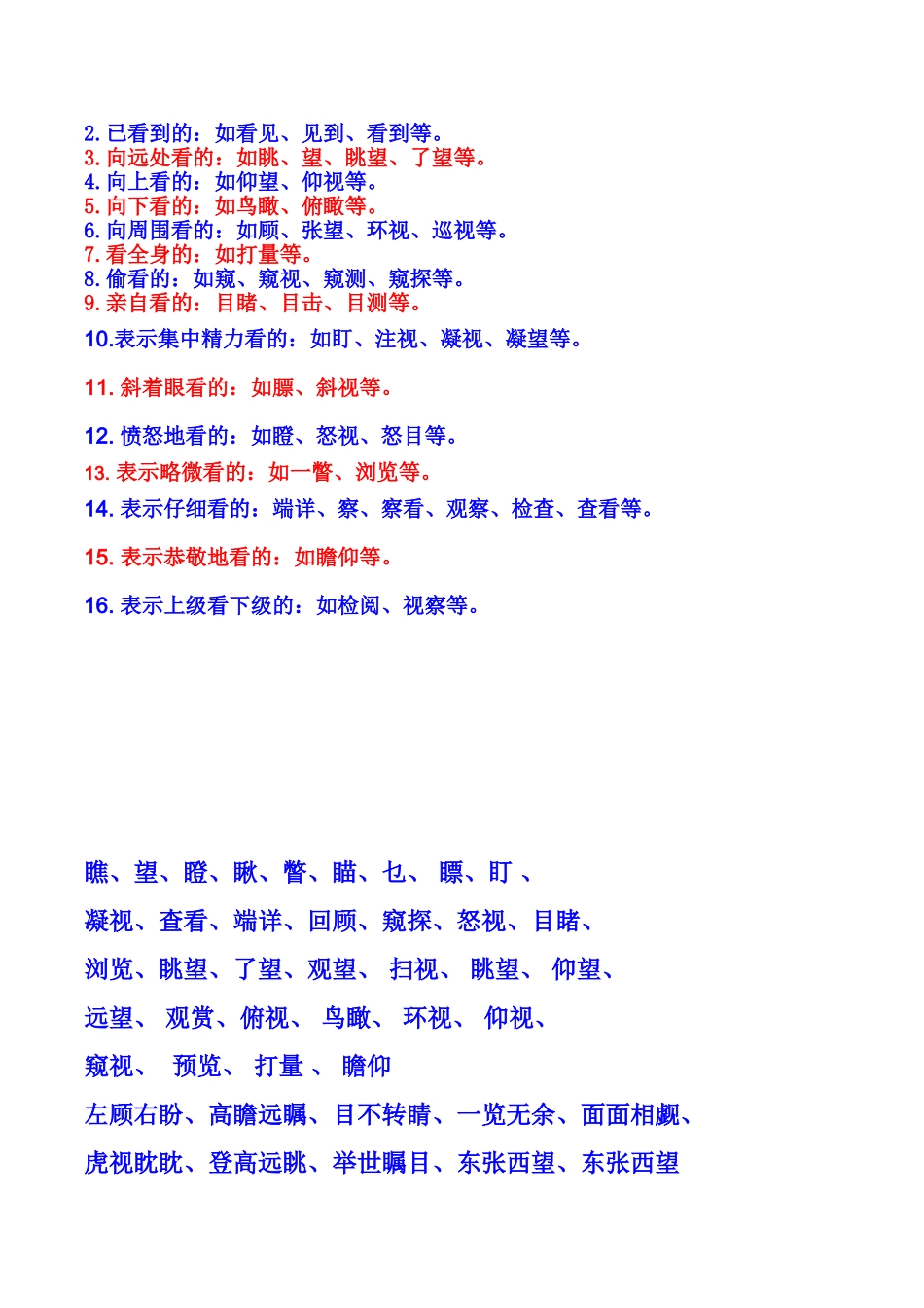 表示看的词语_第2页