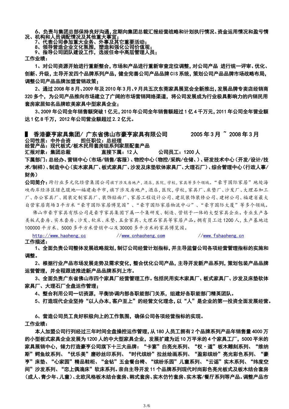 总经理(简历)_第3页