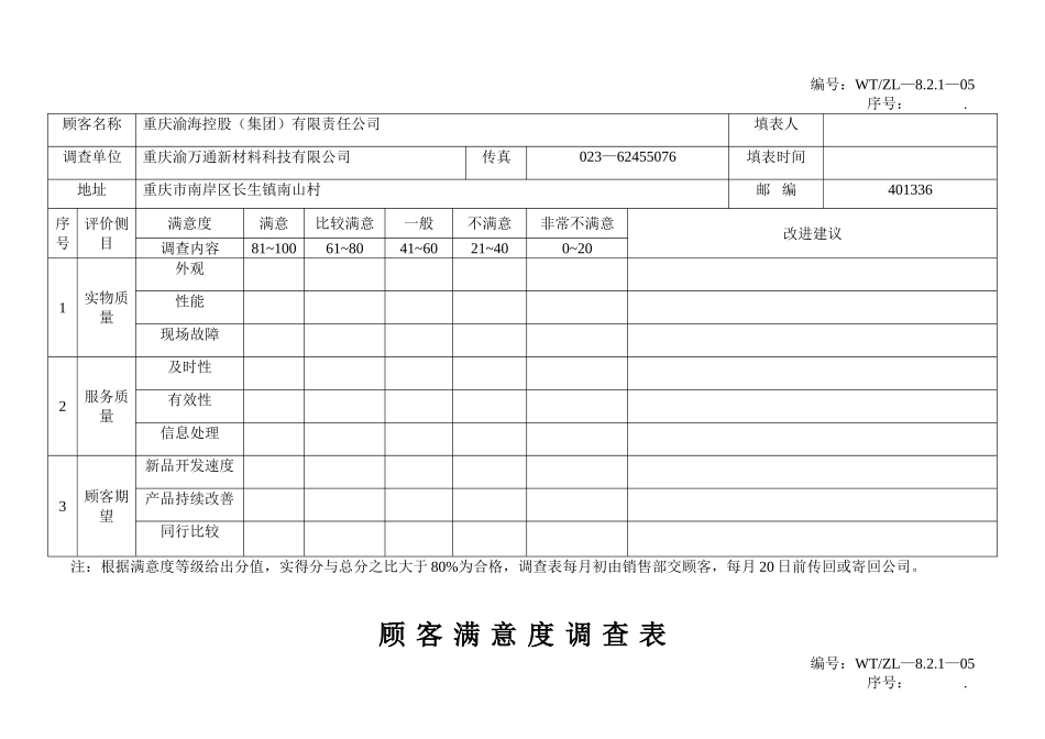 顾客满意度调查表_第3页