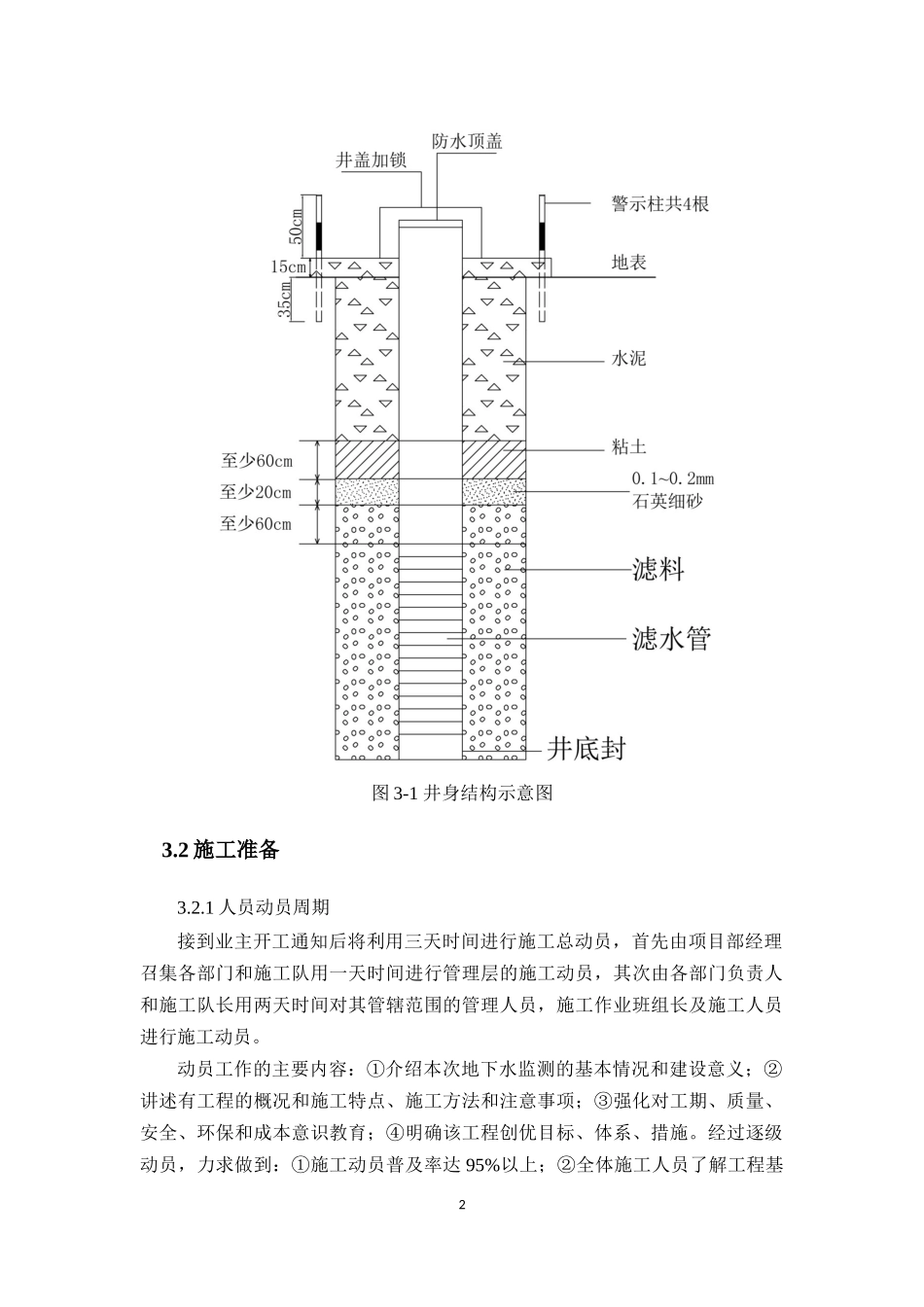 地下水环境监测井施工设计方案_第2页