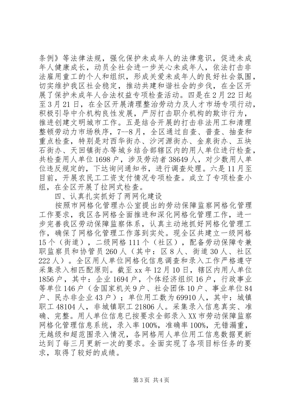 劳动监察工作总结 _第3页