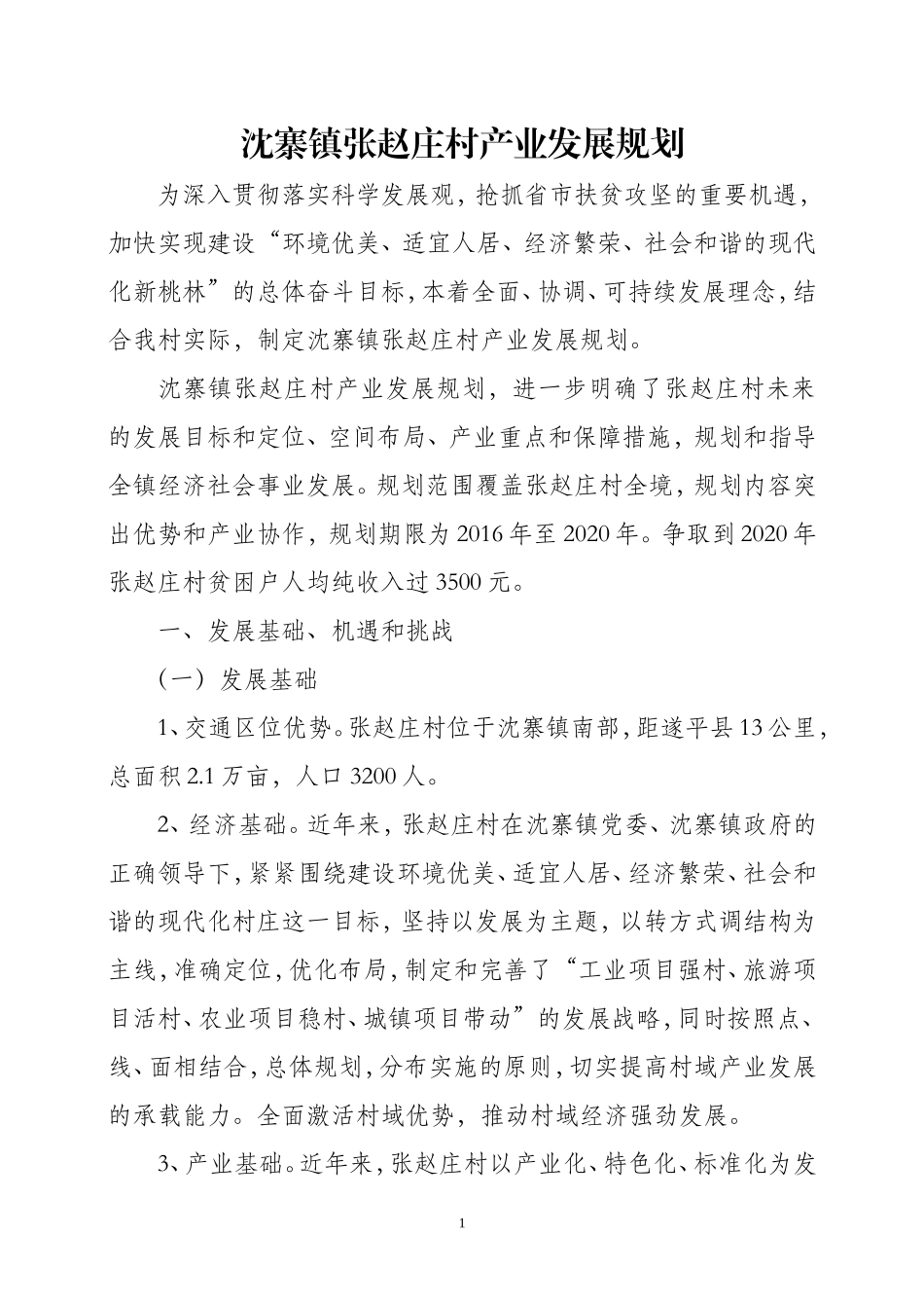 村产业发展规划_第1页