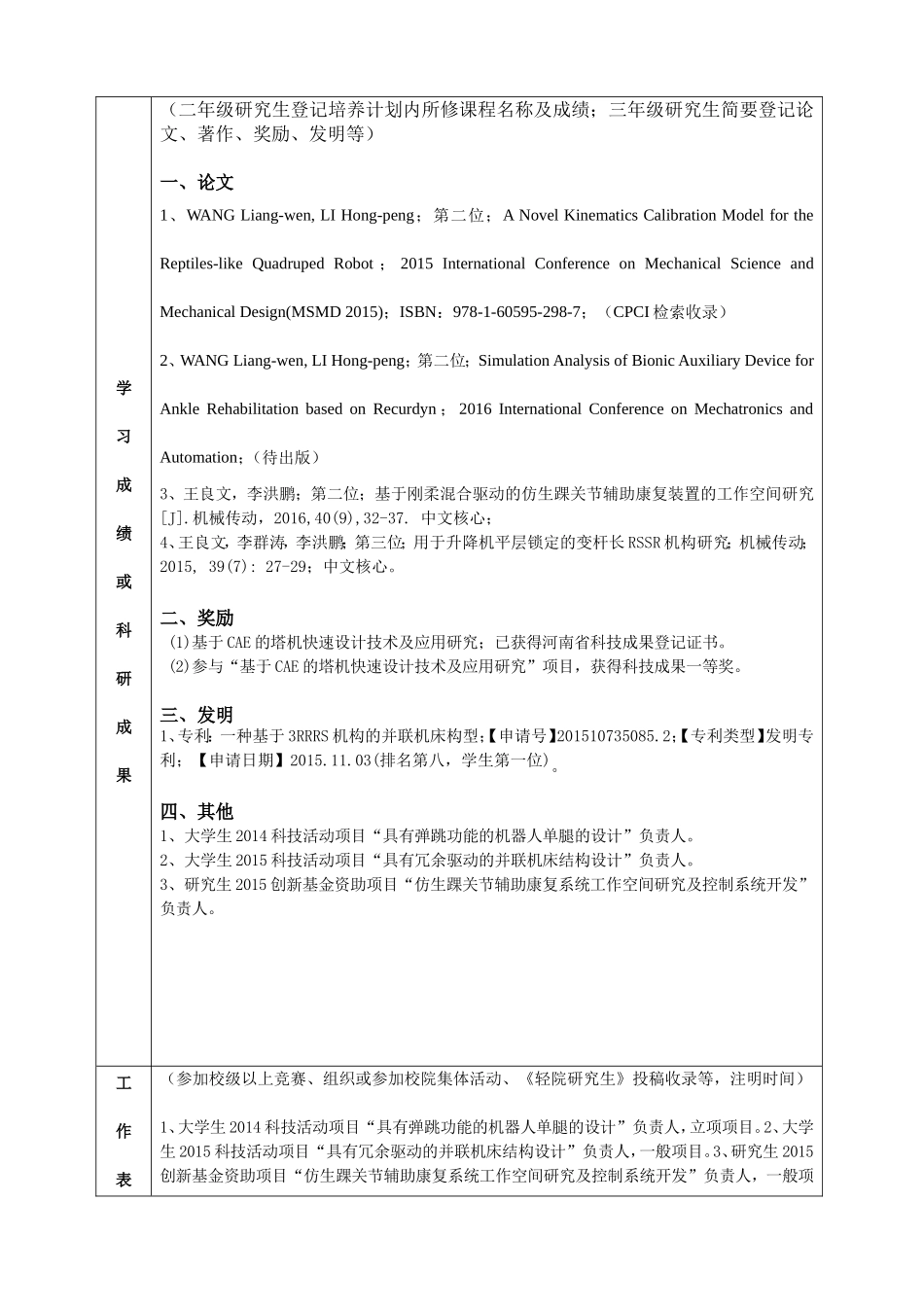 “优秀研究生”申请理由_第2页
