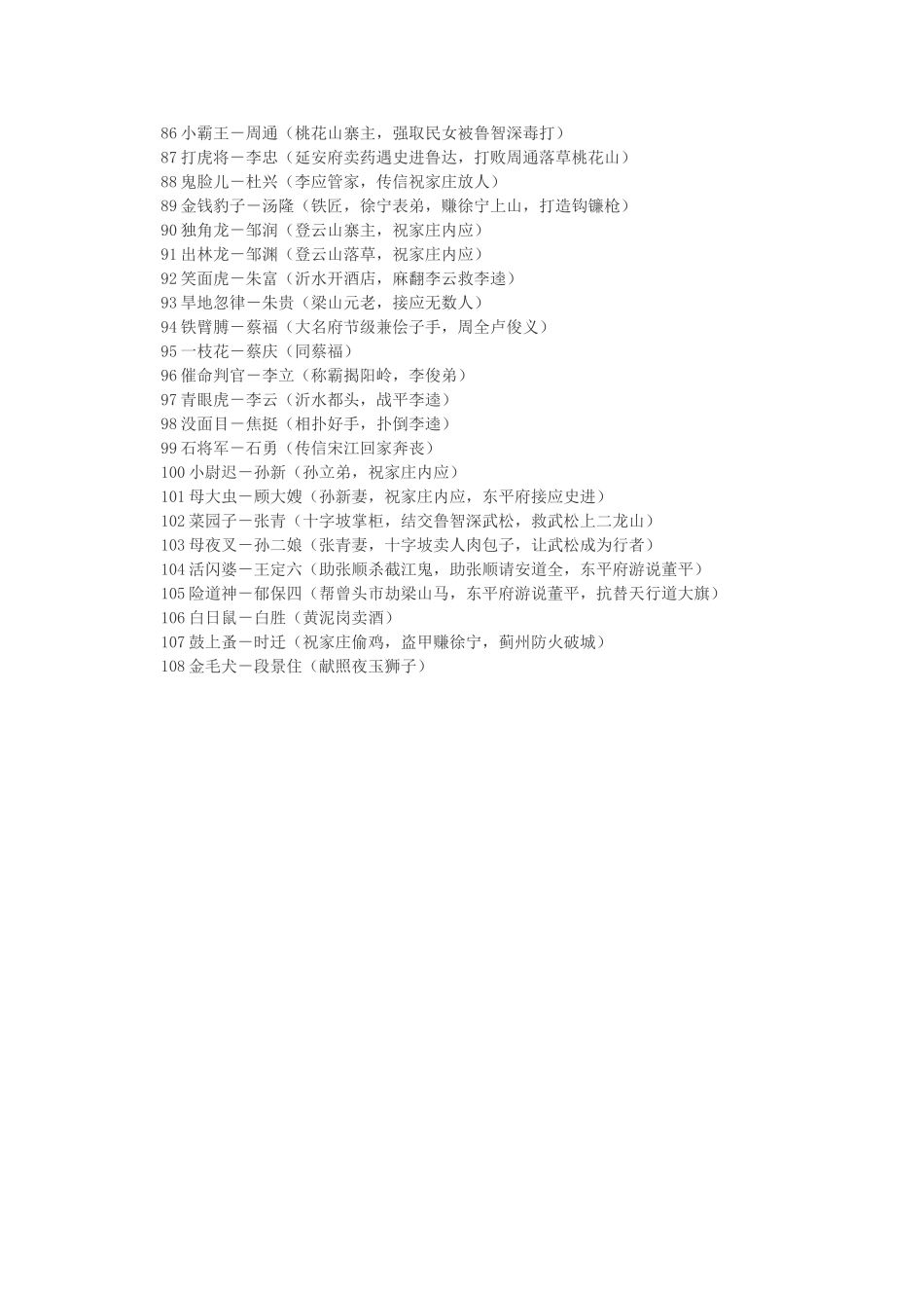 水浒传108将主要事迹_第3页