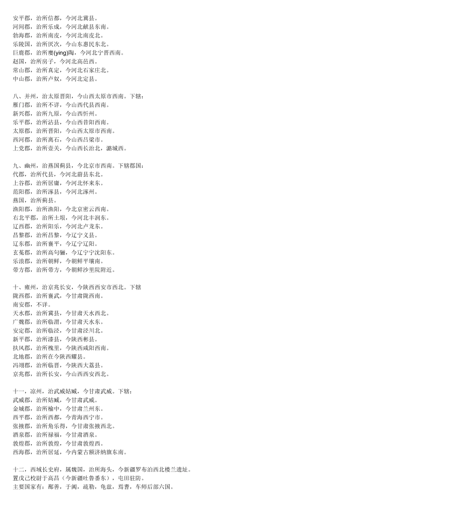 《三国演义》地图+三国地名古今对照表_第3页