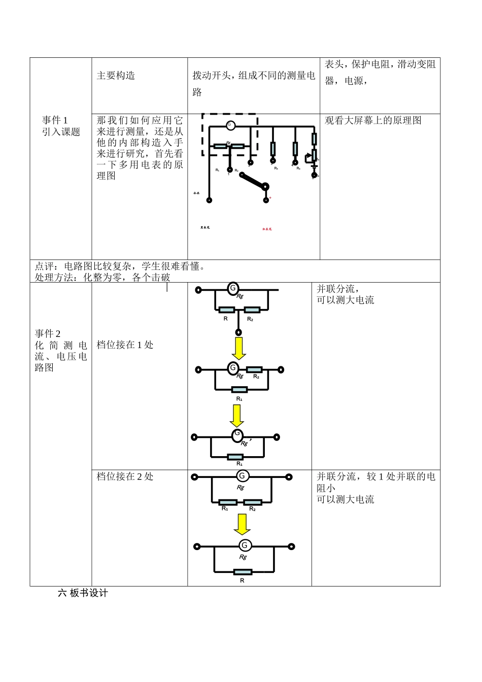 多用电表的原理教学设计_第3页