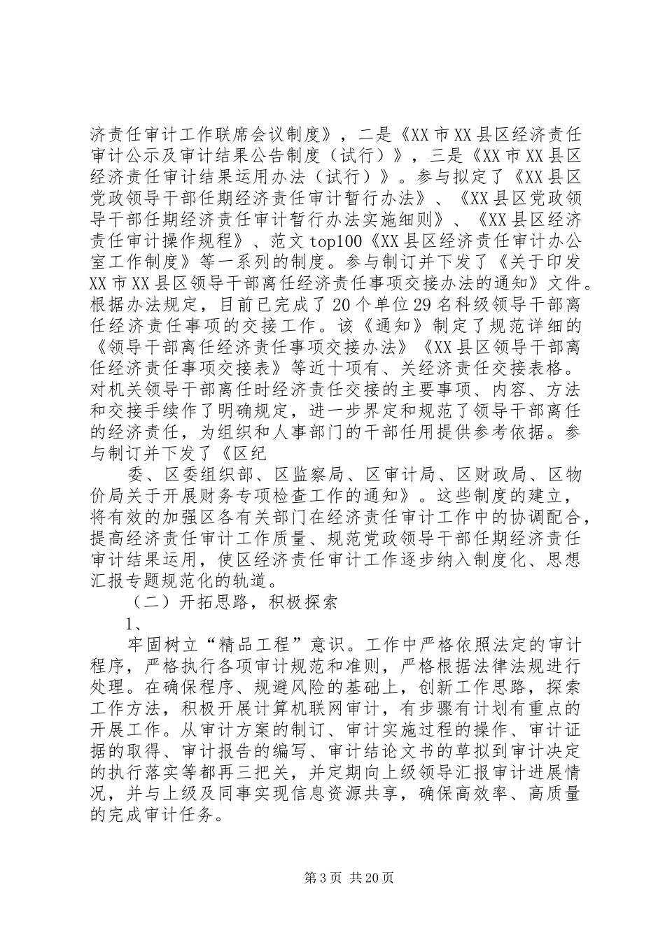 审计个人工作总结范文 _第3页