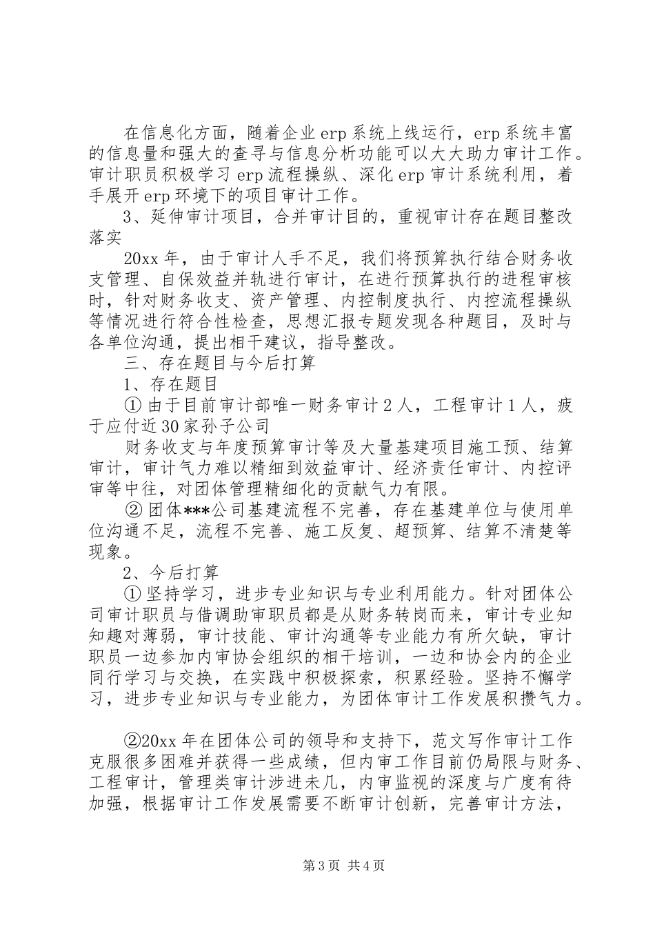 审计年终总结范文 _第3页