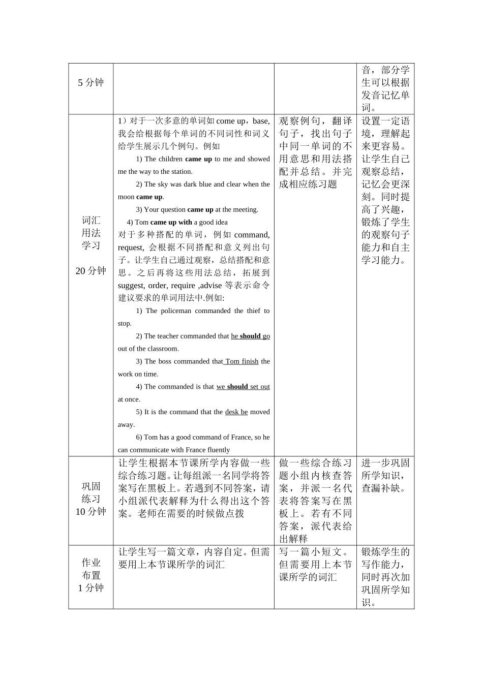 高中英语新课标教学设计-模板合集_第2页