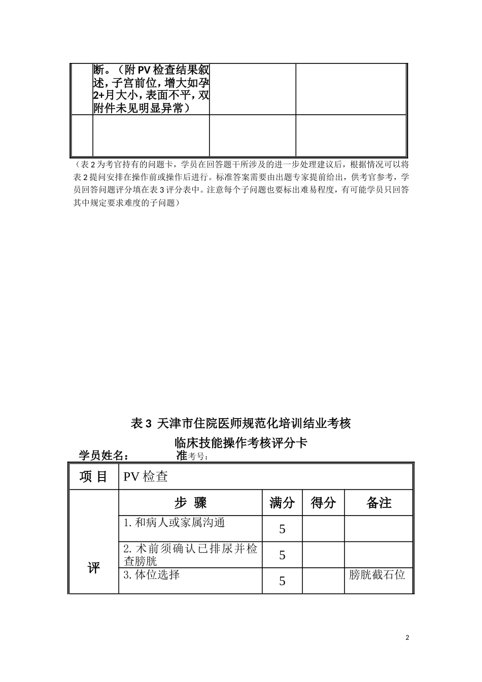 妇科规培临床技能考试4_第2页