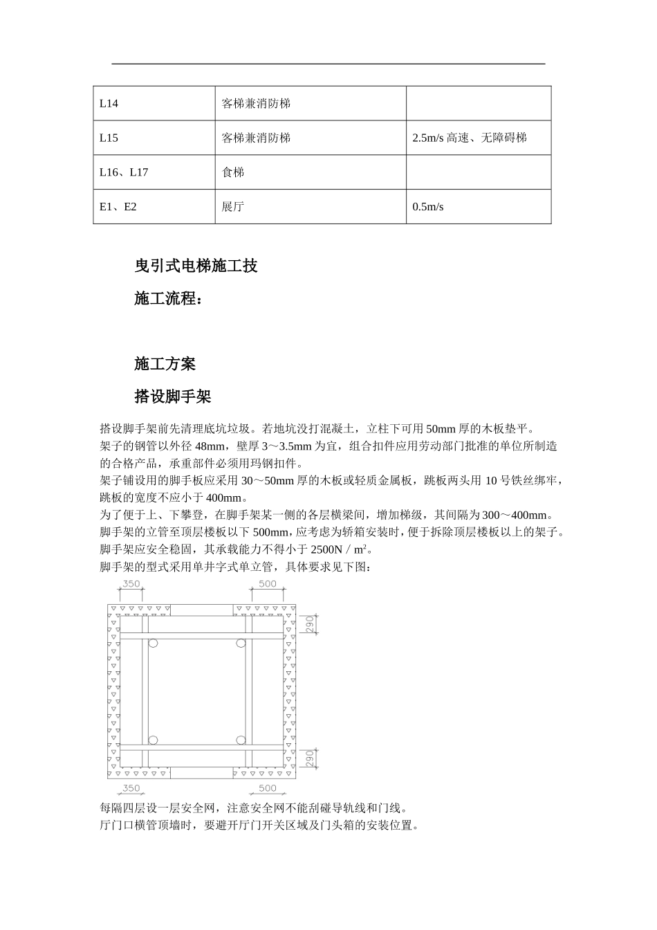 电梯工程施工组织设计方案_第3页