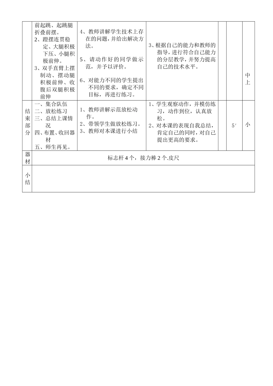 高中体育三级跳远教学设计_第3页