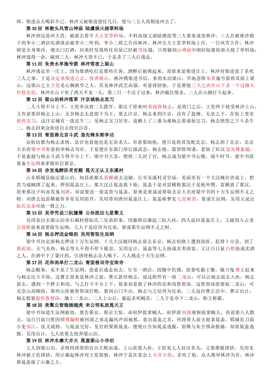 水浒传概括1-20回_第2页