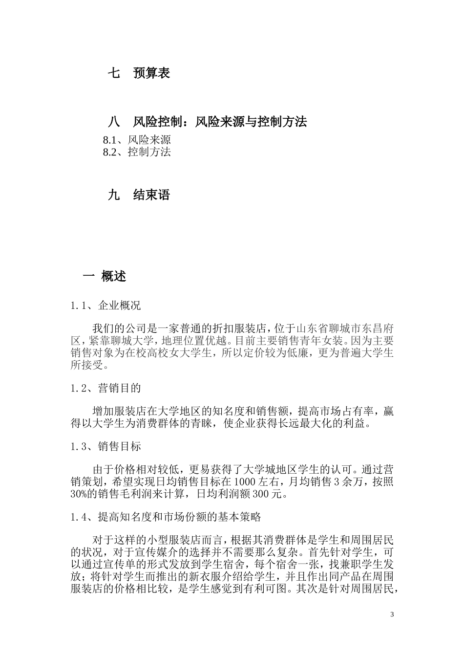 市场营销策划书_第3页