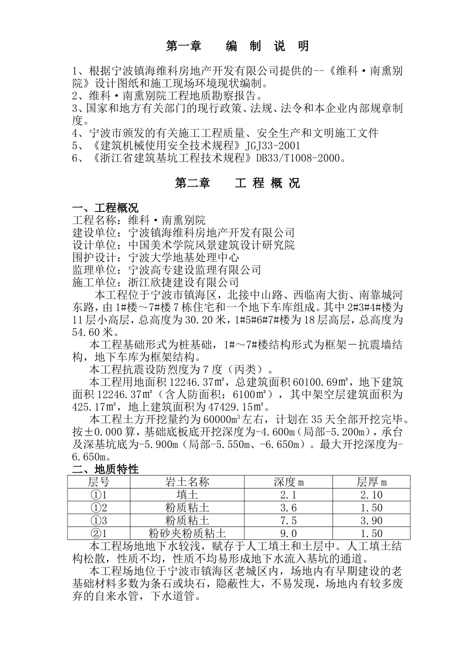 土方开挖专项施工组织设计方案_第1页