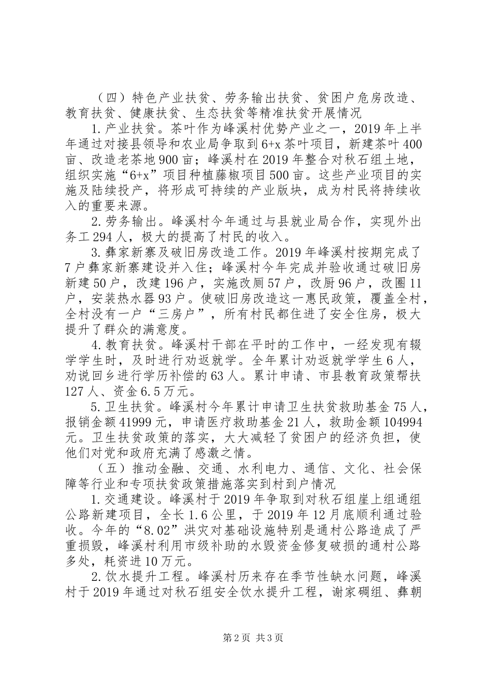驻村工作队队员个人述职报告_第2页